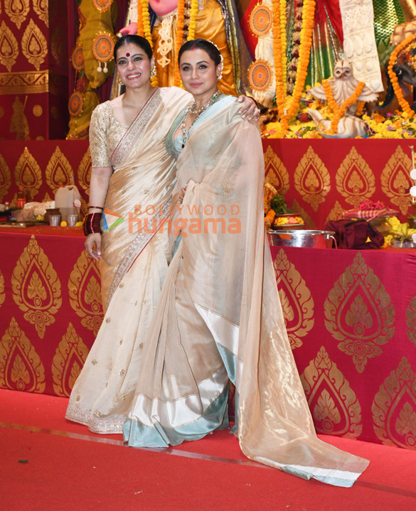 photos rani mukerji kajol and others snapped at a durga puja pandal 0101 6