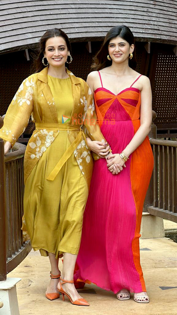 photos sanjana sanghi dia mirza and fatima sana shaikh snapped promoting dhak dhak at jw marriott 5