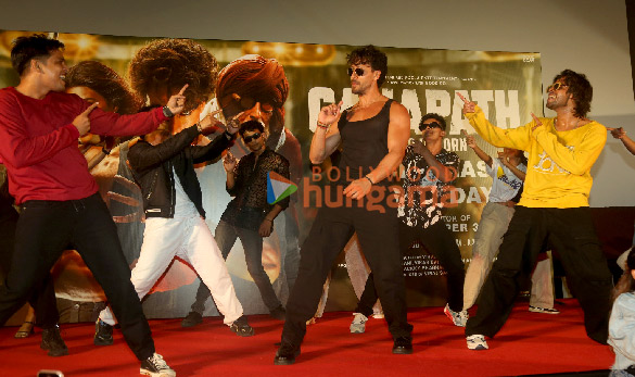 photos tiger shroff snapped at the action promo release at a fan event of ganapath 7