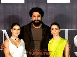 Photos: Vicky Kaushal, Sanya Malhotra, Fatima Sana Shaikh and others attend the teaser launch of their film Sam Bahadur