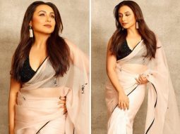 Rani Mukerji minimally ups her ethnic glam game in a beautiful white saree at Kuch Kuch Hota Hai screening