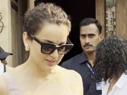 So Pretty! Kangana Ranaut gets clicked by paps in a beautiful saree