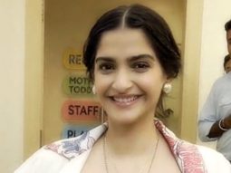Sonam Kapoor flashes her million dollar smile as she poses for paps