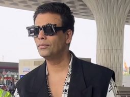 The epitome of fashion is here! Karan Johar at the airport