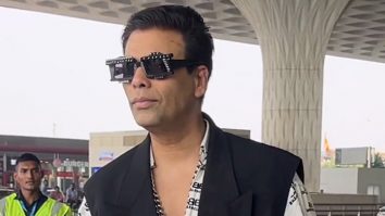 The epitome of fashion is here! Karan Johar at the airport