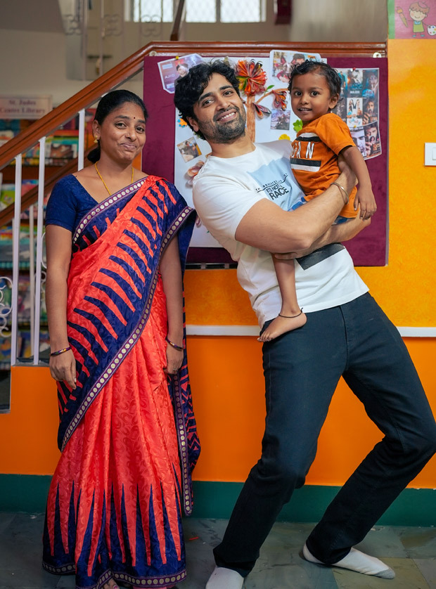 Adivi Sesh visits St Jude India Childcare Centre to meet children battling cancer, see pics