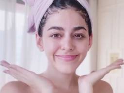 Alaya F shares a sneak peek of her daily routine