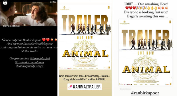 Animal Trailer: Alia Bhatt, Prabhas, Kareena Kapoor Khan, and others can’t stop gushing about the Ranbir Kapoor starrer