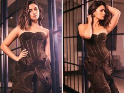 Alia Bhatt channels all the mid-week drama in her black structured gown by Gaurav Gupta for Jio World Plaza opening