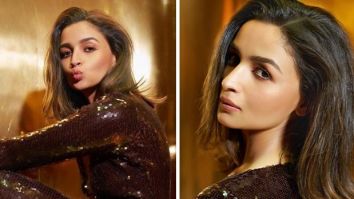 Alia Bhatt packs glitz and glamour in brown sequin dress worth Rs.1.28 Lakh for Koffee with Karan season 8