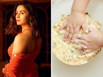 Alia Bhatt posts photo of Raha messing with her birthday cake as she turns one Alia Bhatt posts photo of Raha messing with her birthday cake as she turns one