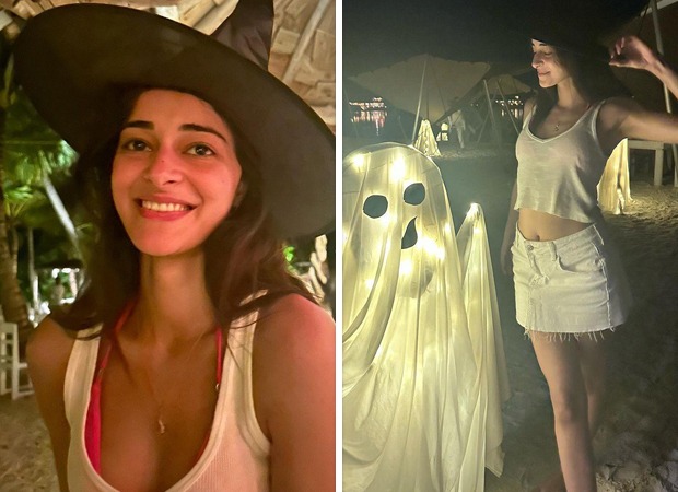 Ananya Panday shares pictures from her Halloween celebration as a Beach Witch in the Maldives; see pics