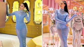 Ananya Panday dazzles in a chic blue bodycon dress at Swarovski X Skims NYC flagship store opening, stealing the spotlight