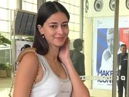 Ananya Panday gets clicked at the airport by paps