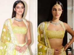 Ananya Panday is a sunshine girl in an all-yellow lehenga at Manish Malhotra’s Diwali party