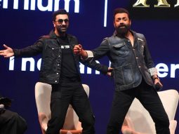 Animal co-stars Bobby Deol and Ranbir Kapoor dance live on stage on their super hit songs; watch