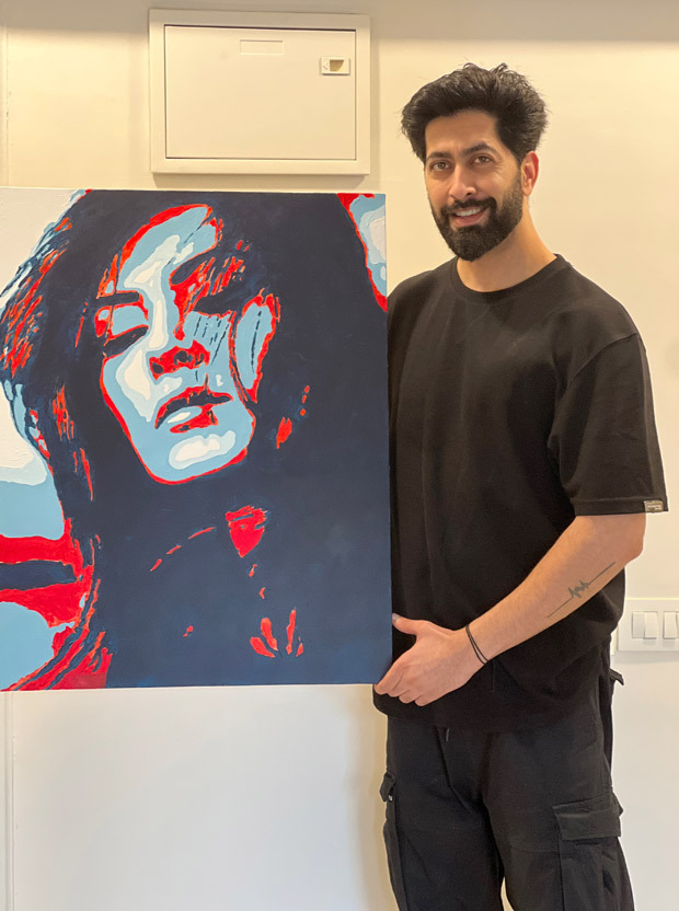Ankur Bhatia paints a special portrait for Aarya co-star Sushmita Sen, see pics Ankur Bhatia paints a special portrait for Aarya co-star Sushmita Sen, see pics