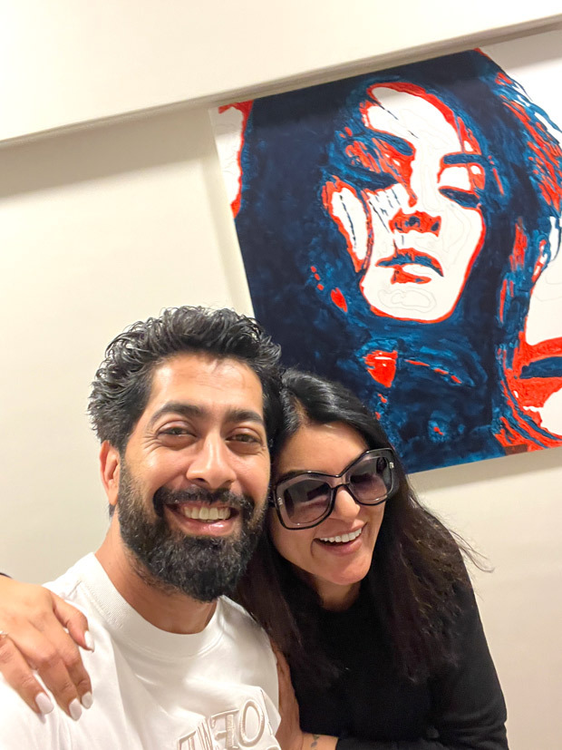 Ankur Bhatia paints a special portrait for Aarya co-star Sushmita Sen, see pics Ankur Bhatia paints a special portrait for Aarya co-star Sushmita Sen, see pics