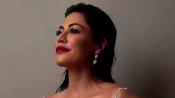 Chitrangda Singh shimmers in a silver diamond embedded gown for a photoshoot