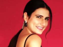 Fatima Sana Shaikh poses with her adorable furry baby in a saree