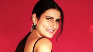 Fatima Sana Shaikh poses with her adorable furry baby in a saree