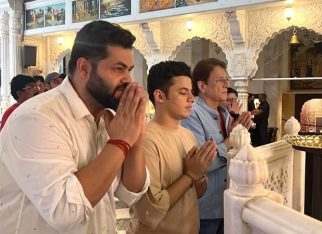 Hukus Bukus star Darsheel Safary and director Vinay Bhardwaj visit ISKCON temple, Juhu