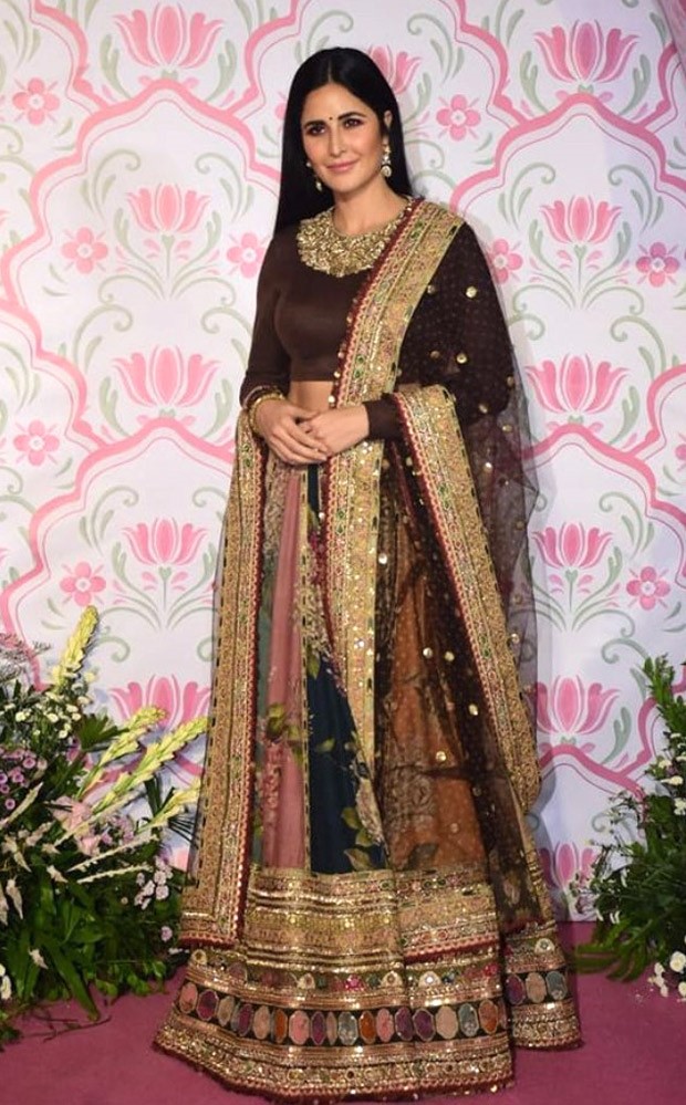 Katrina Kaif embodies festive elegance in brown Sabyasachi lehenga at Ramesh Taurani’s Diwali party