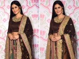 Katrina Kaif embodies festive elegance in brown Sabyasachi lehenga at Ramesh Taurani’s Diwali party