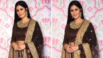 Katrina Kaif embodies festive elegance in brown Sabyasachi lehenga at Ramesh Taurani’s Diwali party