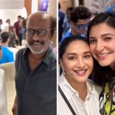Madhuri Dixit joins star-studded celebration at Wankhede Stadium; shares selfie with Anushka Sharma and Rajinikanth after team India's victory