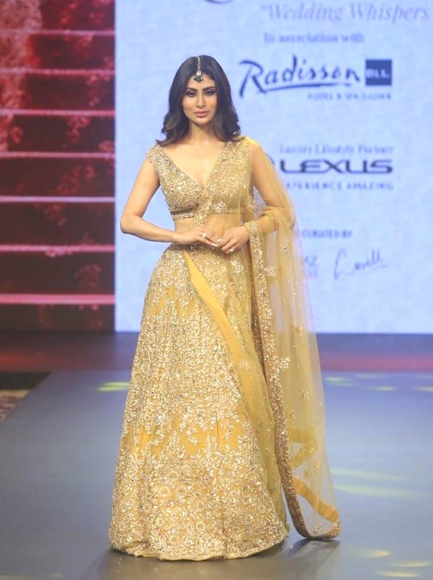 Mouni Roy Shines as the Showstopper in Archana Kochhar’s “Melange Collection” at the Grand Finale of Fashion chronicles - wedding Whispers