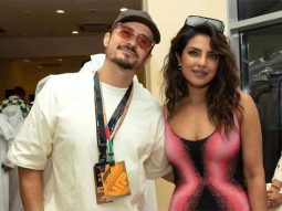 Priyanka Chopra Jonas steals the spotlight at Abu Dhabi F1 Grand Prix; strikes a pose with Orlando Bloom