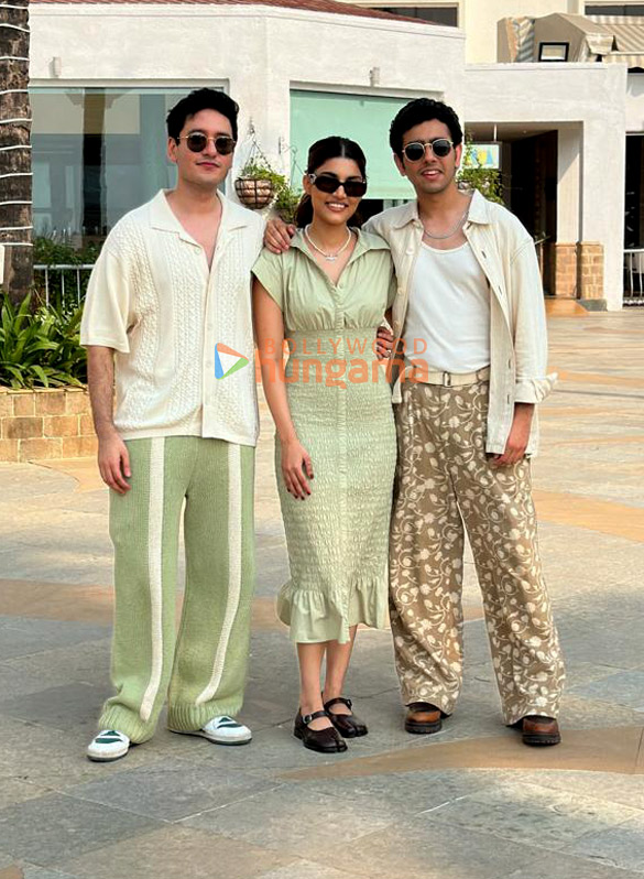 photos alizeh agnihotri sahil mehta zeyn shaw and soumendra padhi snapped promoting their film farrey 2