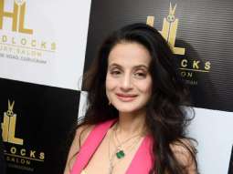 Photos: Ameesha Patel snapped at the inauguration of Headlocks Luxury Salon in Gurugram