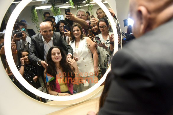 photos ameesha patel snapped at the inauguration of headlocks luxury salon in gurugram 4