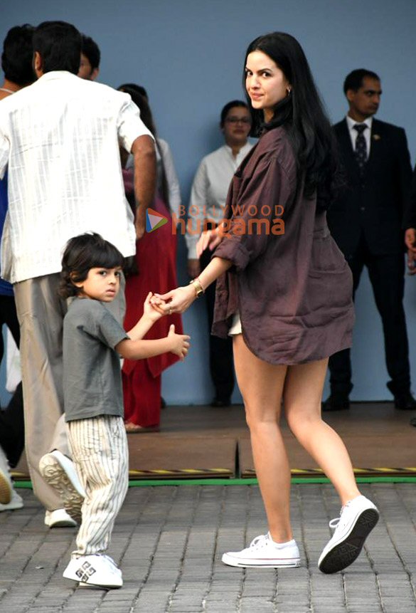 photos karan johar mukesh ambani and others snapped at isha ambanis twins aadiya and krishnas birthday party 11