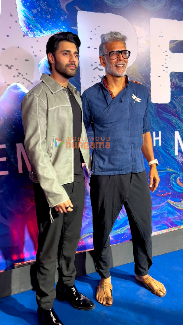 photos khushalii kumar milind soman tushar khanna and ehan bhat snapped at the trailer launch of their movie starfish 1