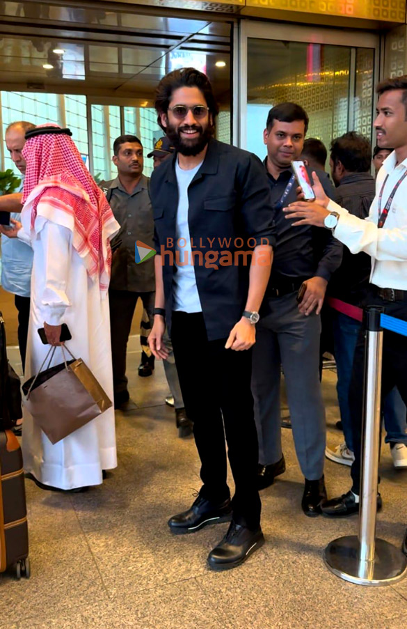 photos naga chaitanya snapped at the airport 2