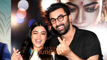 Photos: Ranbir Kapoor, Rashmika Mandanna, Sandeep Reddy Vanga and Bhushan Kumar snapped at Animal trailer preview