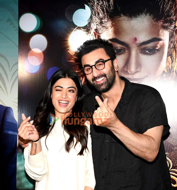 photos ranbir kapoor rashmika mandanna sandeep reddy vanga and bhushan kumar snapped at animal trailer preview 3 2