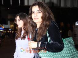Photos: Raveena Tandon and Rasha Thadani snapped at the airport