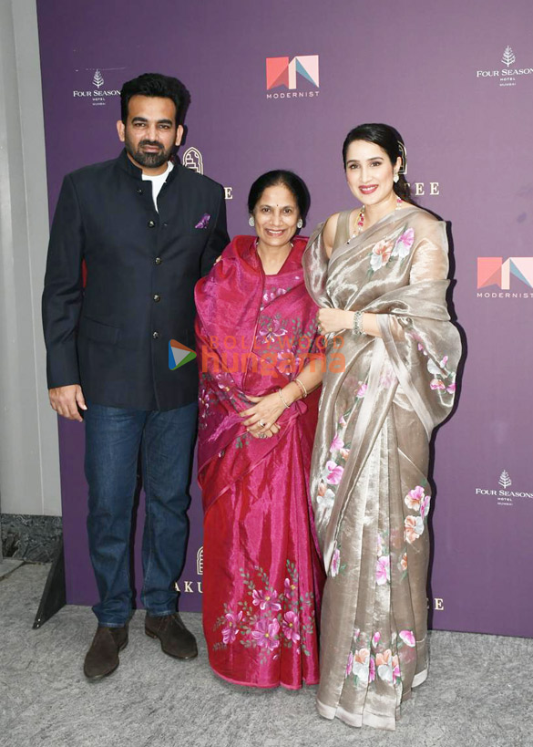 photos sagarika ghatge zaheer khan and others snapped at the formers new venture akutee 1