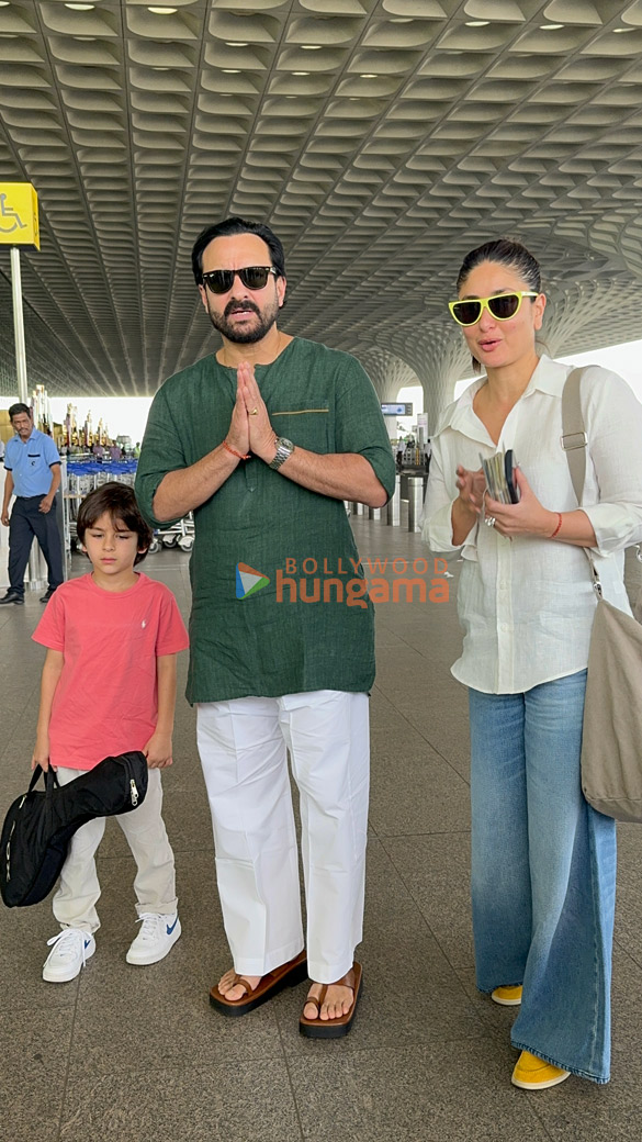Photos: Saif Ali Khan, Kareena Kapoor Khan and others snapped at the airport