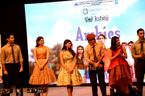 photos suhana khan khushi kapoor agastya nanda and the rest of the archies team attend kshitij college fest in mumbai 1