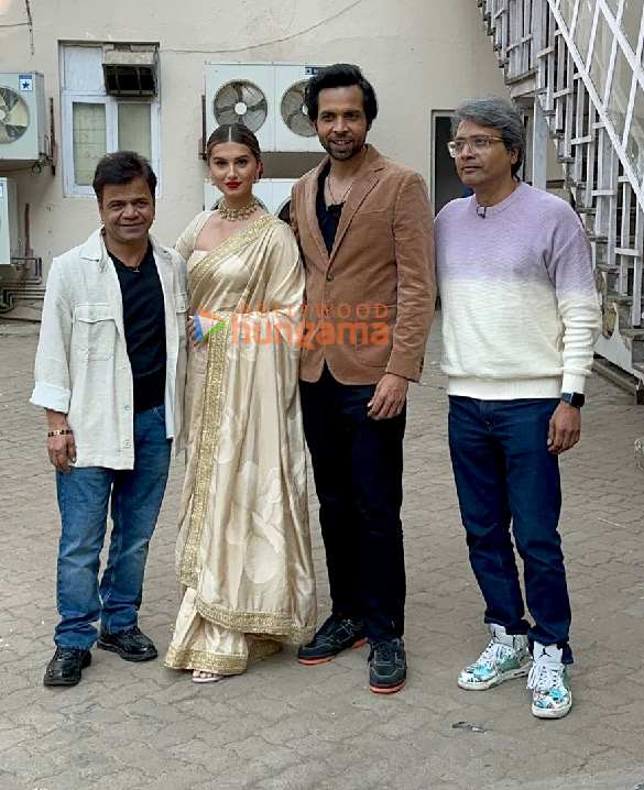 photos tara sutaria abhishek banerjee and rajpal yadav snapped promoting their film apurva 5