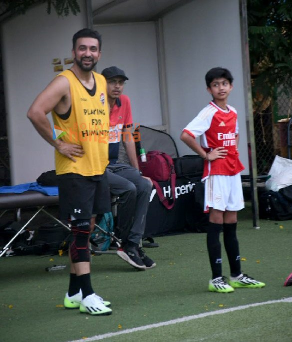 photos tiger shroff babil khan and others snapped during a football match 5