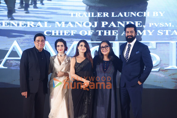 photos vicky kaushal fatima sana shaikh and others attend the trailer launch of their film sam baha 5