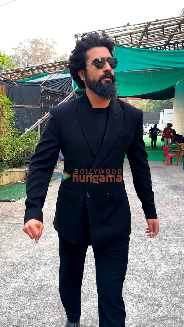 photos vicky kaushal sanya malhotra and fatima sana shaikh snapped promoting their film sam bahadur 3