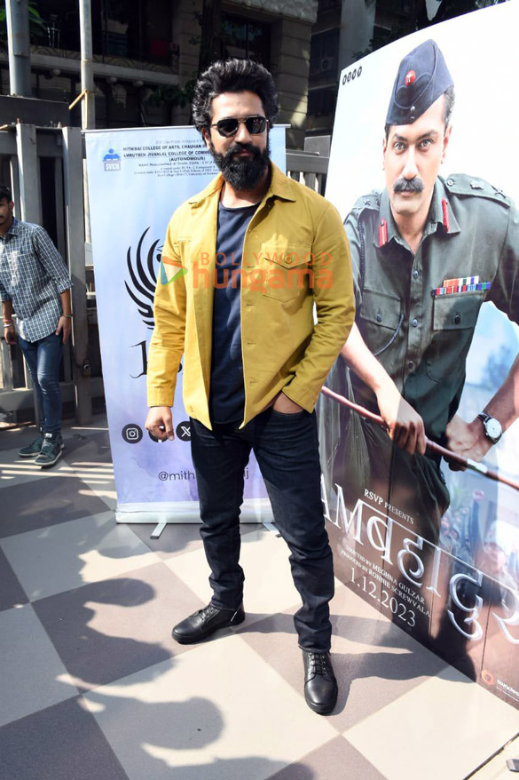 Photos: Vicky Kaushal snapped during Sam Bahadur promotions
