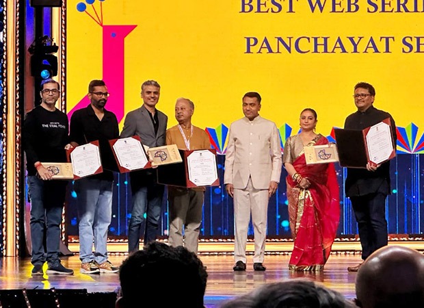 Prime Video wins the Inaugural Best Web Series (OTT) Award for Panchayat Season 2 at the 54th International Film Festival of India (IFFI)
